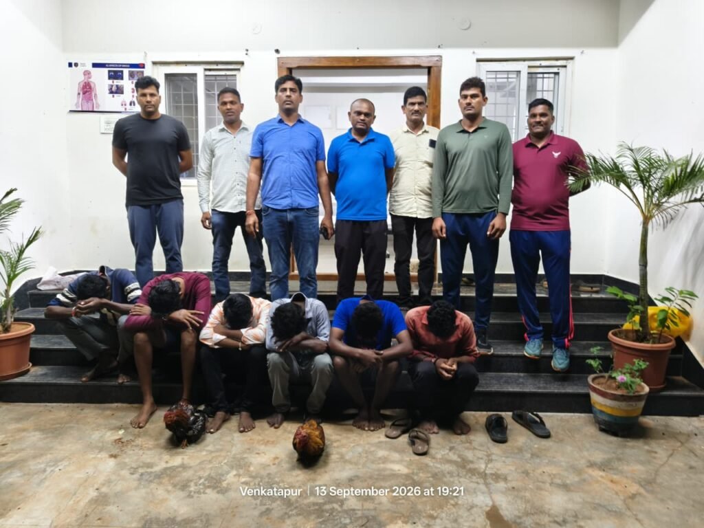 కోడి పందేల స్థావరంపై టాస్క్‌ఫోర్స్ దాడి